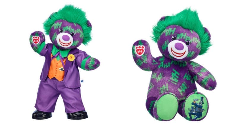 Details about   Build A Bear Batman The Joker 19” Stuffed Plush Bear 