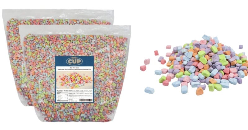 You Can Grab A 8-Pound Bag Of Rainbow Cereal Marshmallows on Amazon