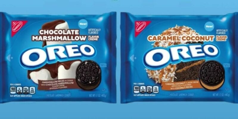 Oreo Is Releasing A Chocolate Marshmallow Flavor and a Caramel Coconut Flavor