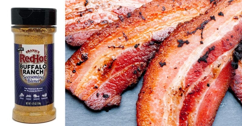 This Lady Sprinkled Frank’s RedHot Buffalo Ranch Seasoning On Bacon And She Is A Total Genius