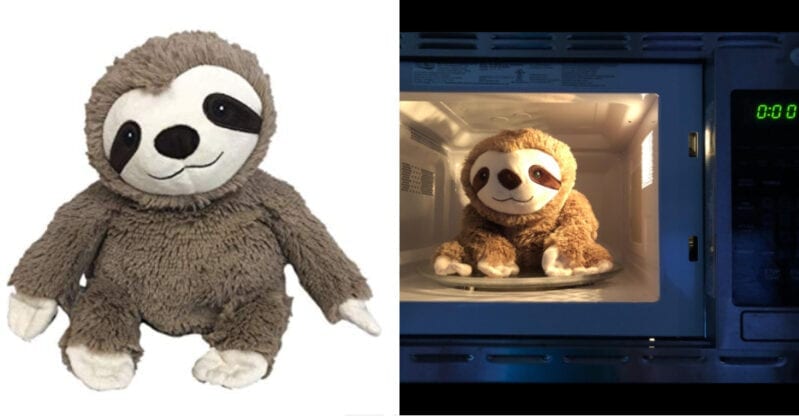 You Can Get A Stuffed Sloth That Heats Up In The Microwave and Smells Like Lavender