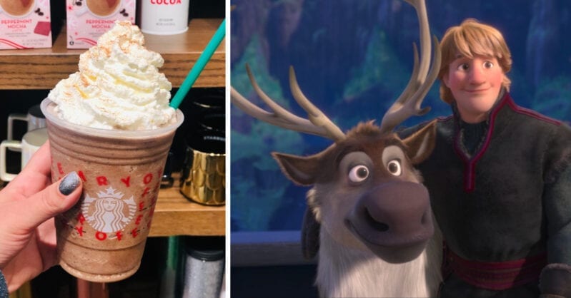 You Can Now Get A Starbucks Frappuccino Inspired By Sven The Reindeer from Frozen