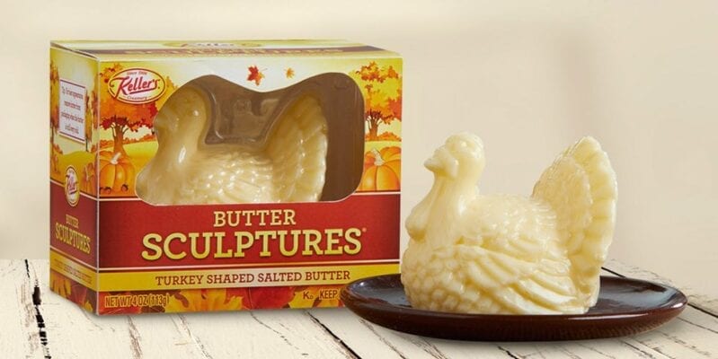 You Can Get Turkey-Shaped Sculpted Butter For Your Thanksgiving Table