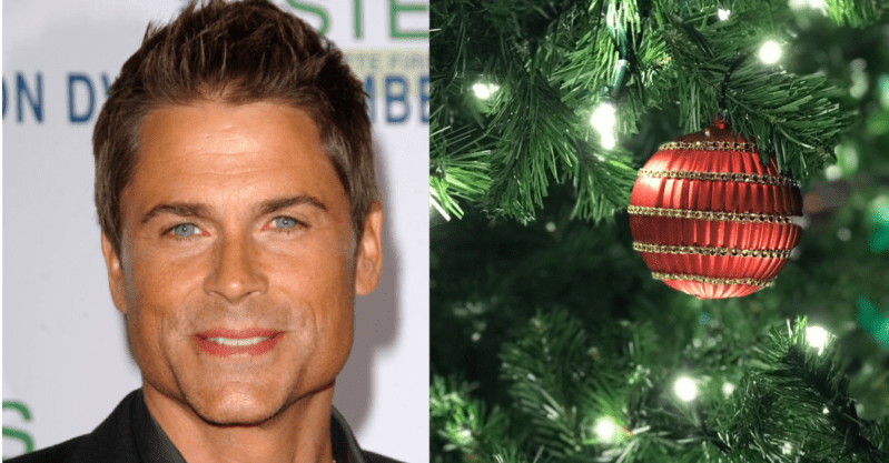 Rob Lowe Keeps His Christmas Tree Alive With A Secret Mixture of 7UP And Water