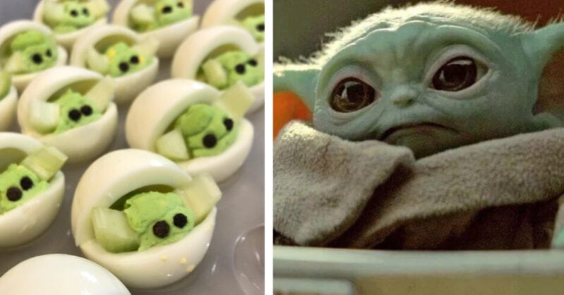 Here’s How to Make Baby Yoda Deviled Eggs