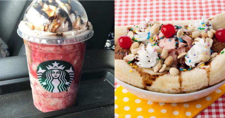 Here Is How To Order The Banana Split Frappuccino From The Starbucks Secret Menu