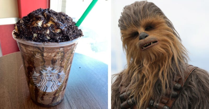You Can Order A Chewbacca Frappuccino at Starbucks And It’s Loaded with Cookie Crumble