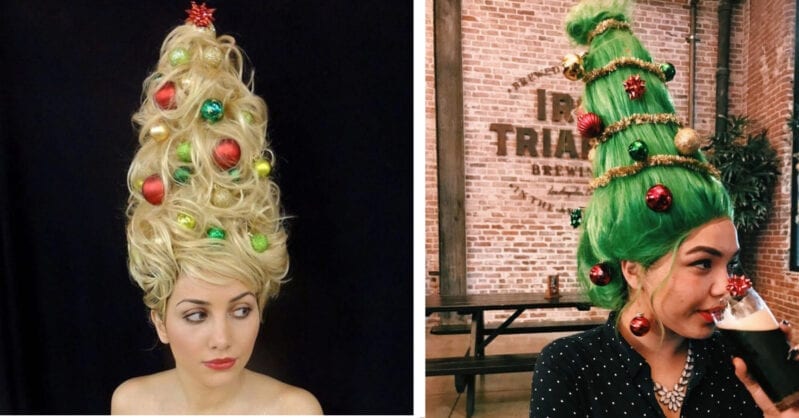 Christmas Tree Hair Is The New Trend That’ll Make You Feel Festive AF