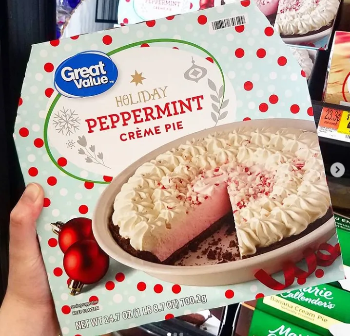 Walmart Has A 5 Peppermint Creme Pie And I Need It In My Life
