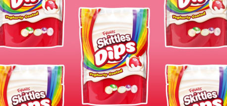 Skittles Dips Are Here And Come Covered In A Creamy Yogurt Shell
