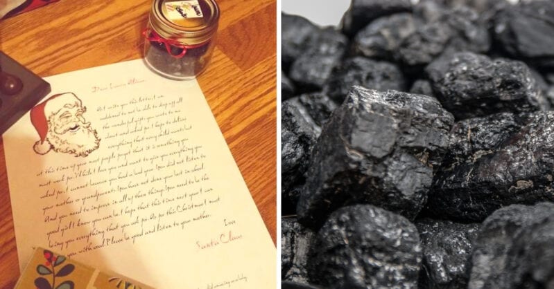 This Mom Actually Gave Her Kids Coal for Christmas For Being Bad All Year
