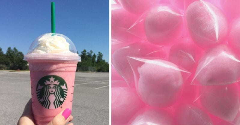Here’s How To Order The Pink Cotton Candy Frappuccino Off The Starbucks Secret Menu