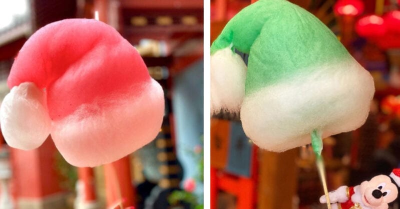 Disney World Has Cotton Candy Shaped Like Santa’s Hat, Here’s How to Get It