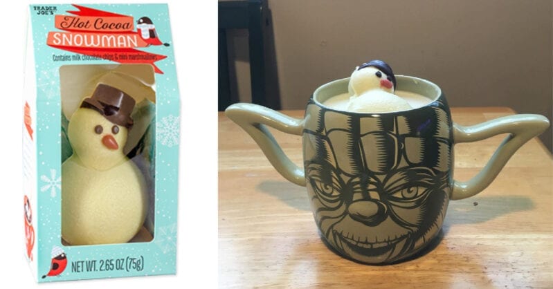 Trader Joe’s Is Selling $2 Hot Cocoa Snowman Bombs That Melt in Your Milk