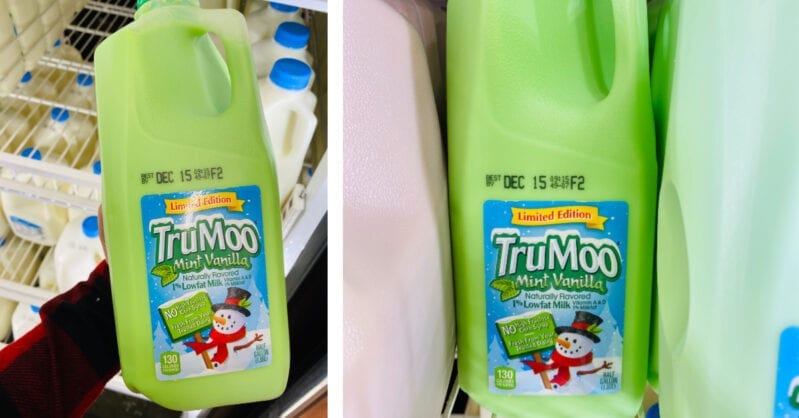 TruMoo Mint Vanilla Milk is Back Just in Time For The Holidays