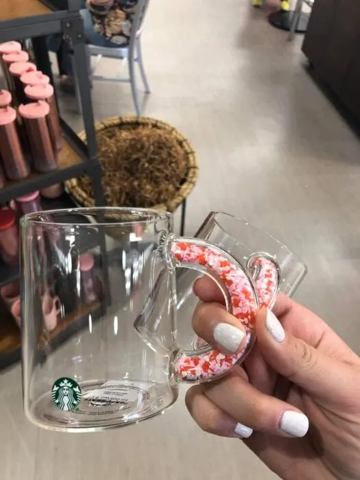 This Starbucks Glass Heart Confetti Mug Is All I Want For