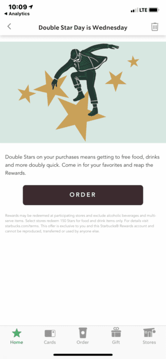 Today is $3 Coffee Day at Starbucks