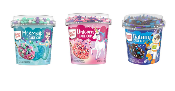 Duncan Hines Has New Single Serve Cake Cups and I Call Dibs on The Mermaid One