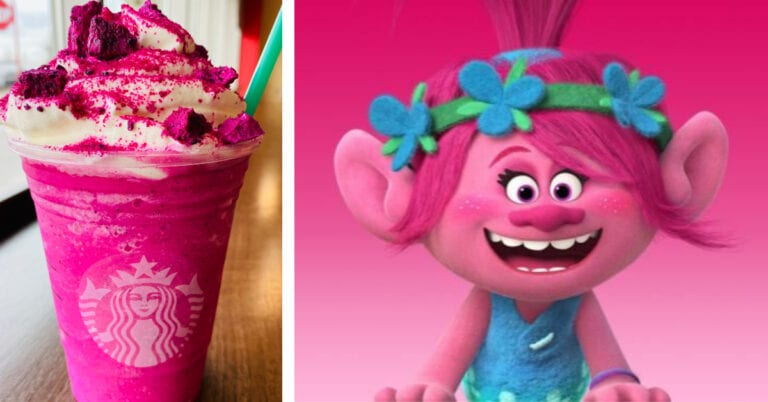 You Can Order A Trolls Princess Poppy Frappuccino