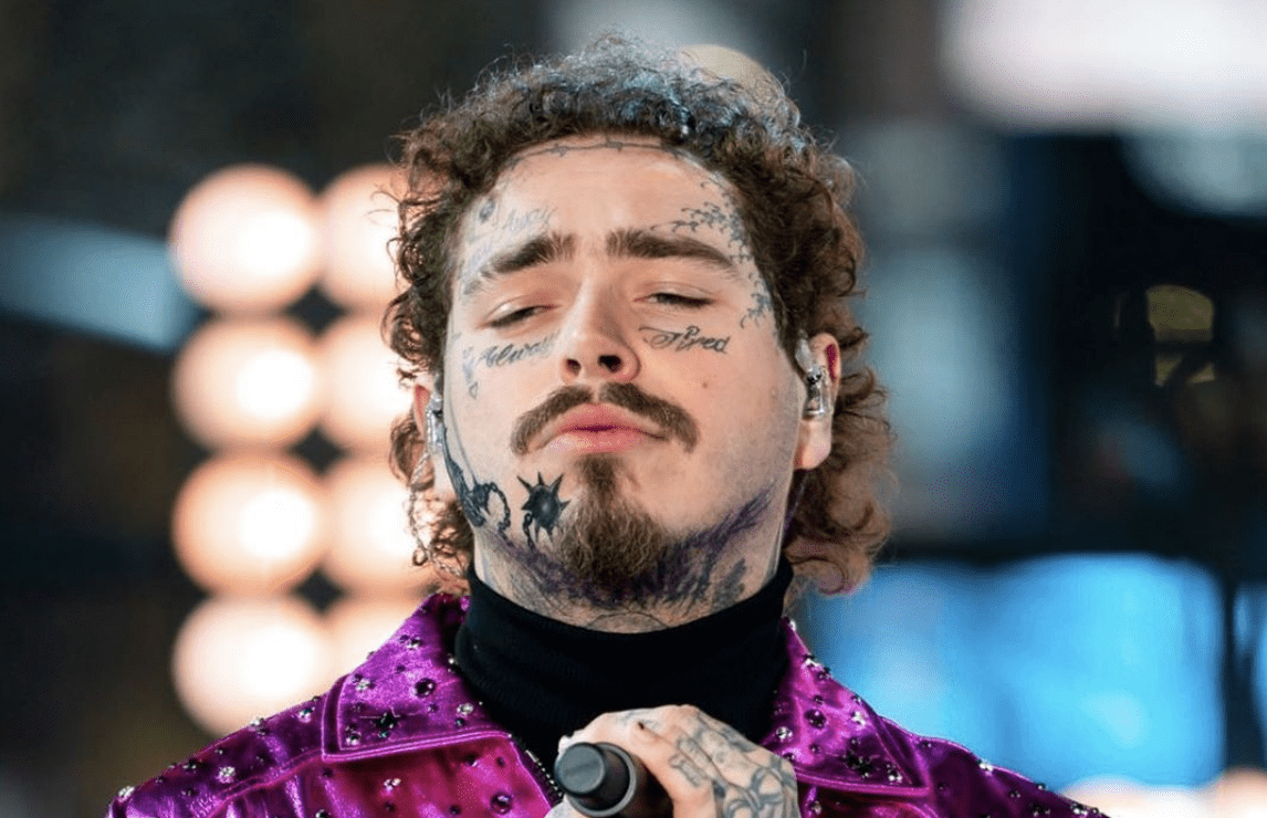 Post Malone Got A New Face Tattoo To Ring In The New Year