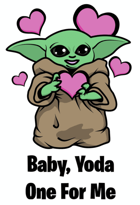 Baby Yoda Valentine