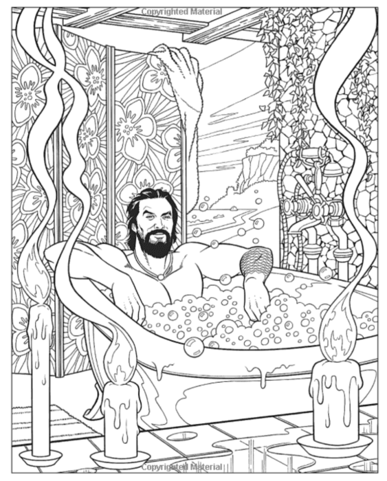 Download You Can Get A Jason Momoa Coloring Book For The Best Way To De Stress