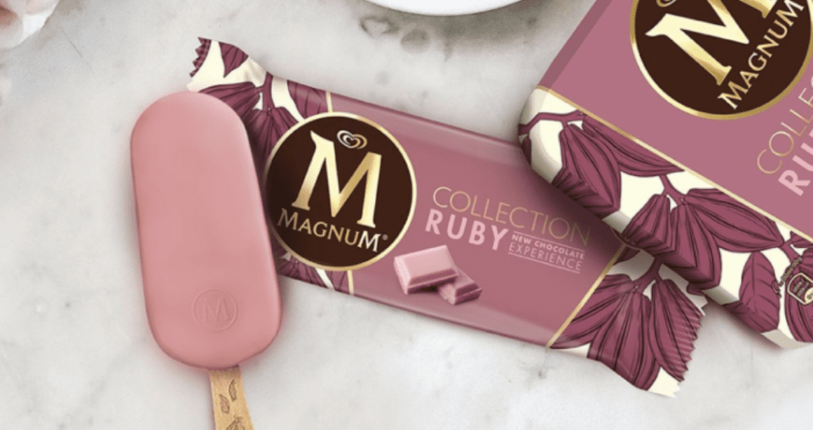 Magnum Ruby Ice Cream Bars Are Here and They Come Covered in Pink Chocolate