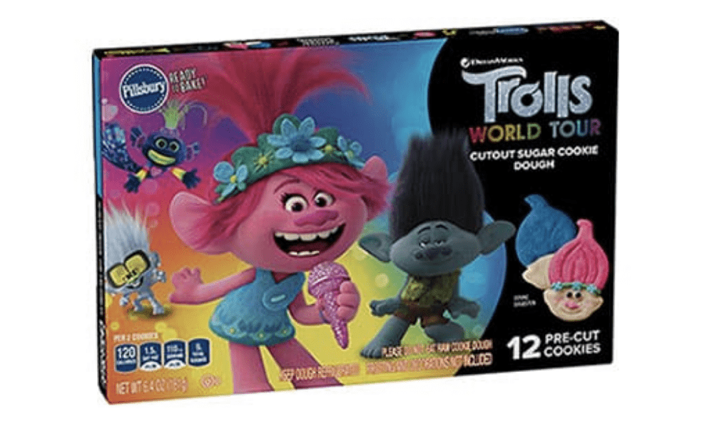 Pillsbury Trolls Sugar Cookies Are Here and Come Shaped Just Like Poppy and Branch