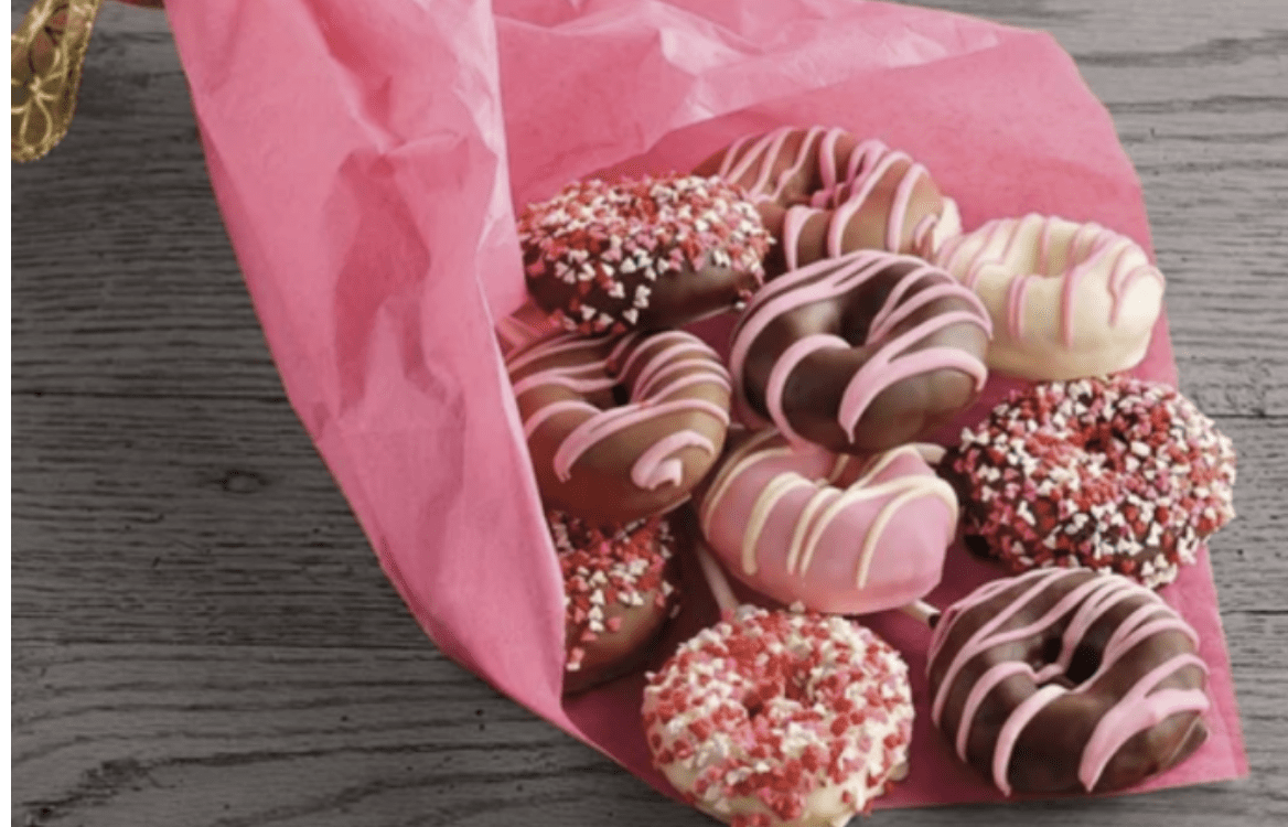 This Donut Bouquet Shows You Know The Way to Their Heart This Valentine’s Day