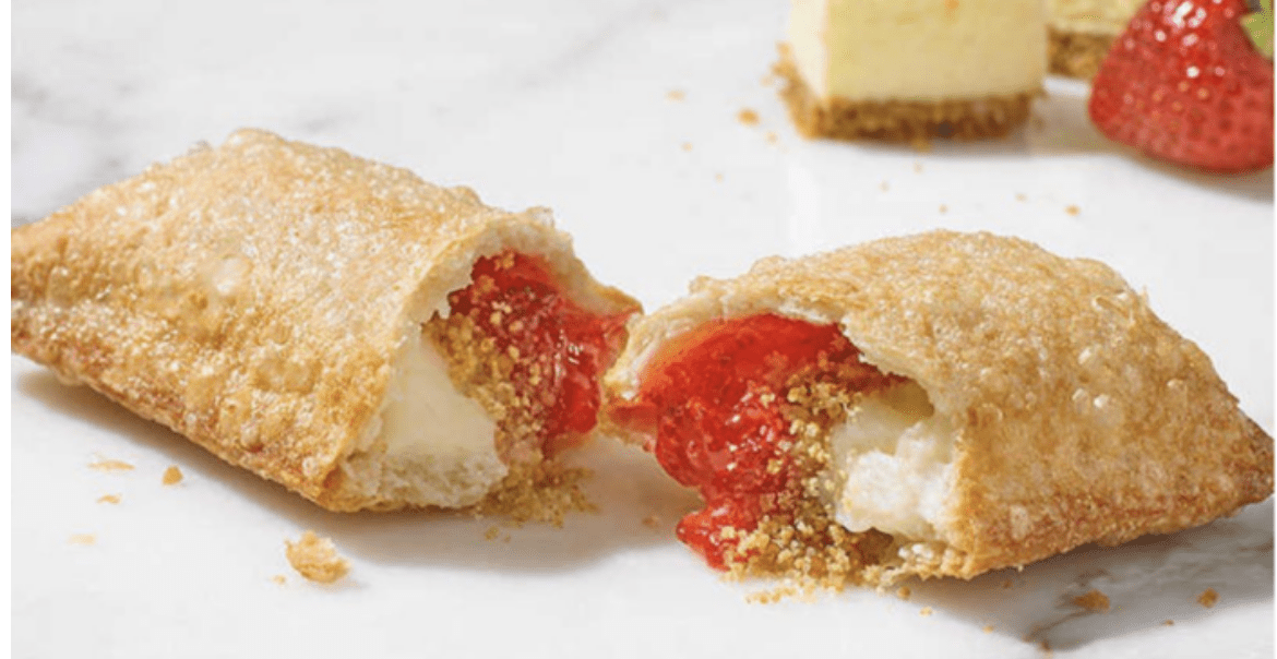 Popeyes Has A New Strawberry Cheesecake Pie That is Deep-Fried to Perfection