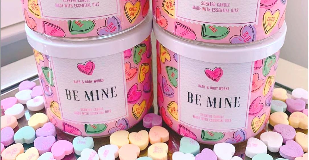 Bath & Body Works New Candle Smells Just Like Candy Hearts and I Need It
