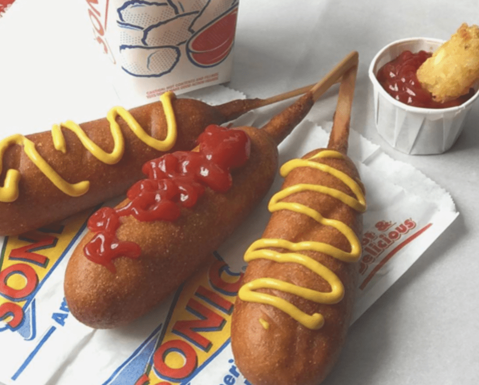 Today is $.50 Corn Dog Day at Sonic
