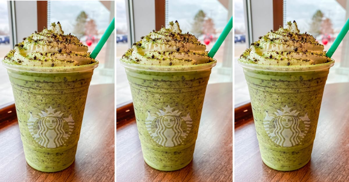 You Can Get A Shamrock Frappuccino at Starbucks That Tastes Like A Thin Mint Cookie