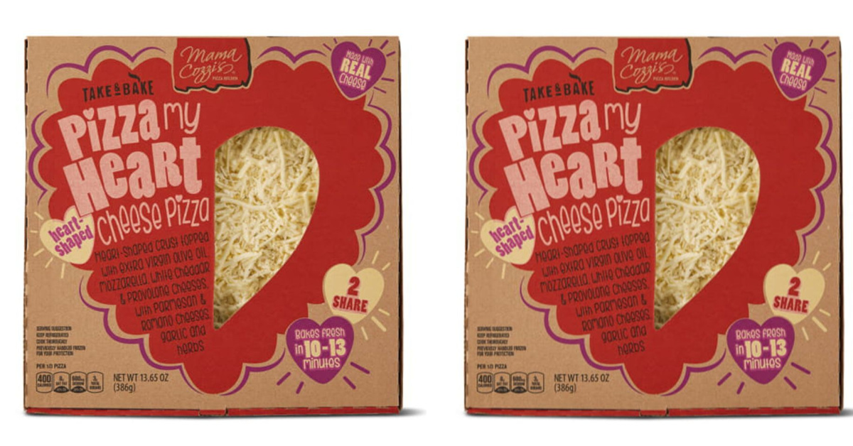 Aldi Has A Heart-Shaped Pizza and It’s Love At First Bite