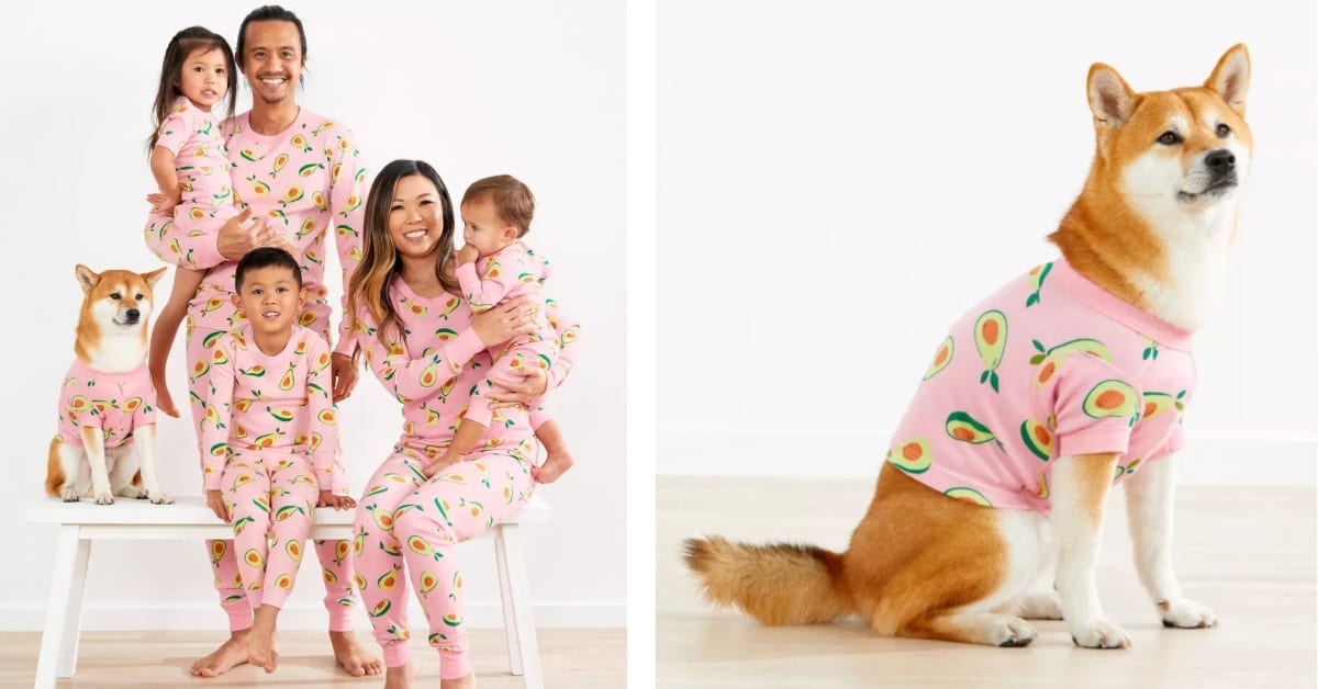 You Can Get Matching Avocado Pajamas For The Entire Family Including Your Dog