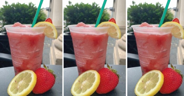 Blended Strawberry Lemonade