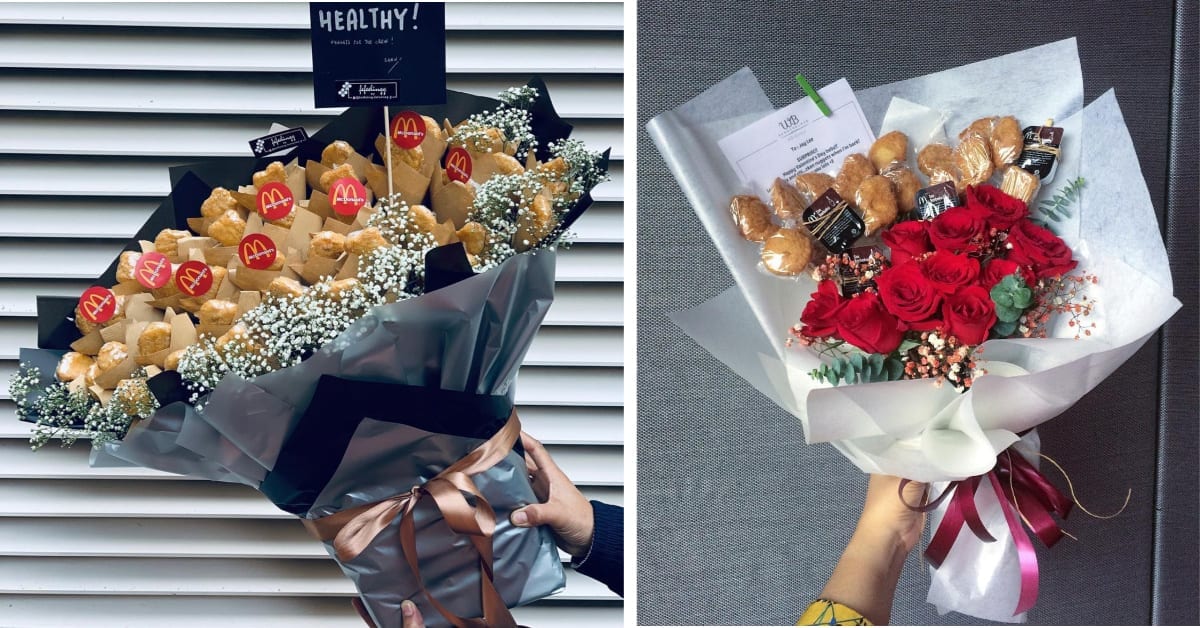 Move Over Flowers Chicken Nugget Bouquets Are The New Ting Trend This Valentine S Day