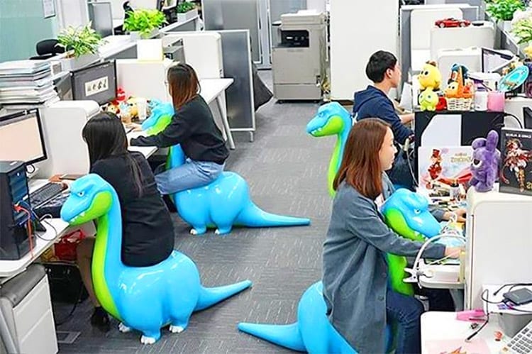 Move Over Exercise Balls, You Can Now Get A Dinosaur Office Chair and I Am Roaring with Excitement