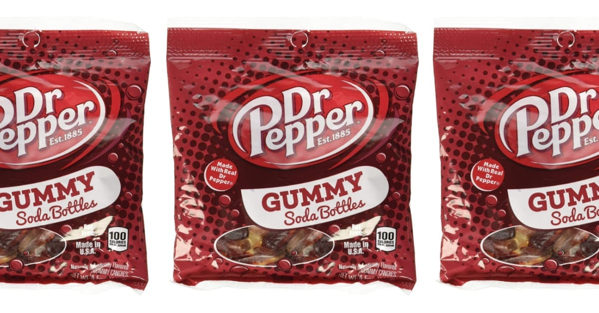 You Can Get Dr Pepper Gummy Soda Bottles That Are Made With Real Soda