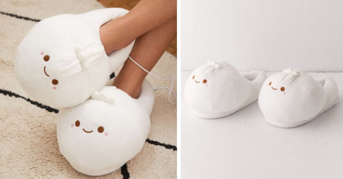 These Heated Dumpling Slippers Are Perfect For The Person Who Always Has Cold Feet
