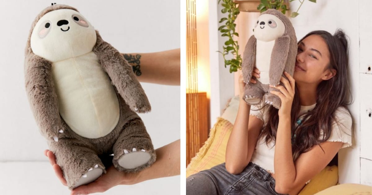You Can Get A Sloth Plushie That Heats Up In The Microwave and Smells Like Lavender