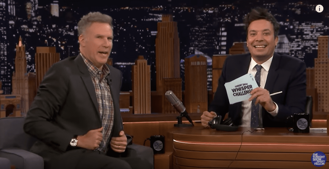 Jimmy Fallon and Will Ferrell Play ‘The Whisper Challenge’ And I’m Dying Laughing