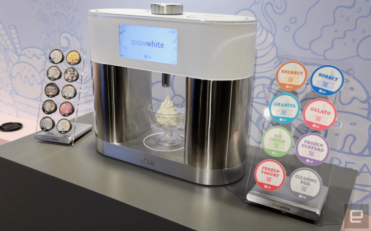 This Machine Makes Flavored Soft-Serve Ice Cream By Using Pods Like A Keurig