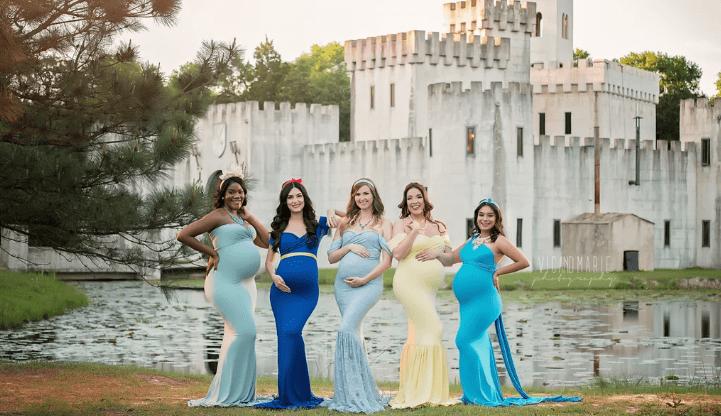 This Magical Disney Princess Maternity Photo Shoot Will Have You Believing in Fairytales