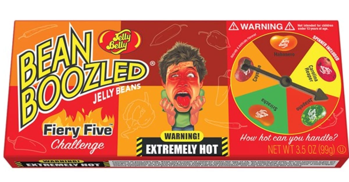 If You Like Spicy, The Jelly Belly Fiery Five Bean Boozled Challenge Is For You