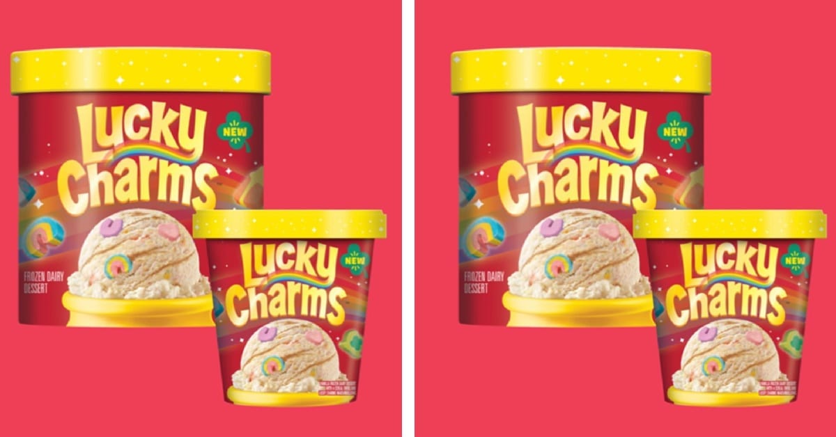 You Can Get Lucky Charms Ice Cream And Now My Morning Breakfast Is Complete