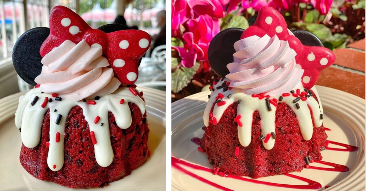 These Minnie Mouse Red Velvet Bundt Cakes Have A Raspberry Filling and I’m On My Way