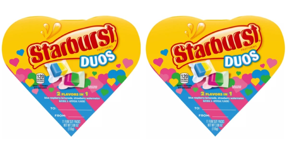 You Can Get Starburst Duos in A Heart Box Just In Time For Valentine’s Day