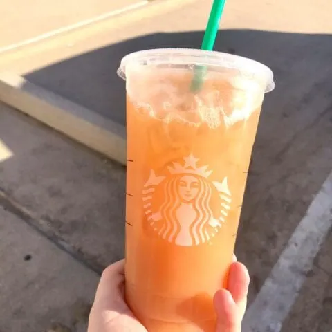 Orange Drink at Starbucks