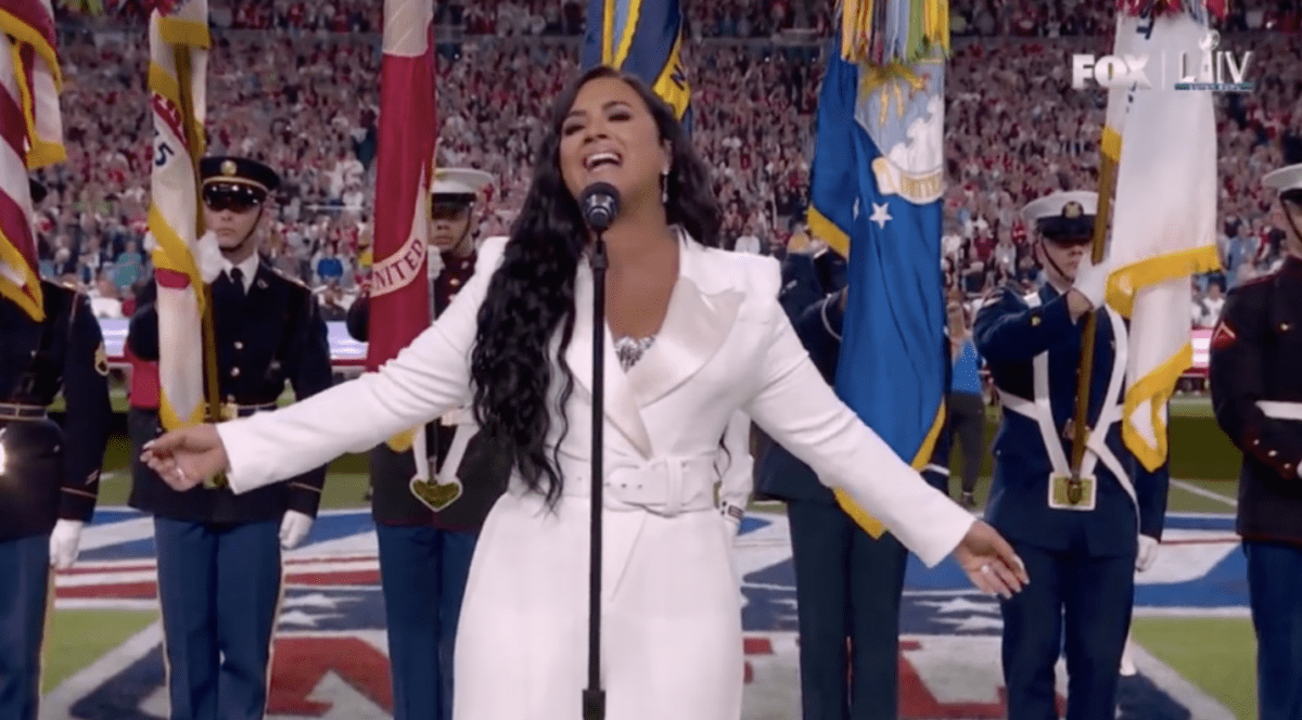 Demi Lovato Killed that Anthem. She is a Queen.